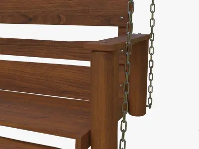 Garden swing 3D model