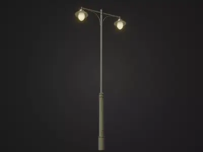 Street Light 23 Low-poly 3D model
