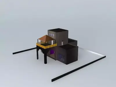 NesLen Cottages 3D model