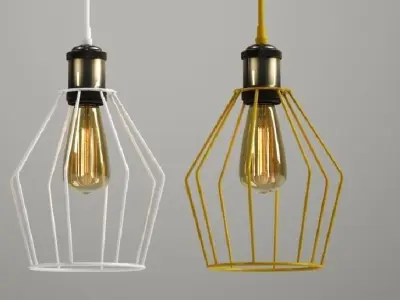 Hanging lamp LOFT HOUSE P-69 3D model
