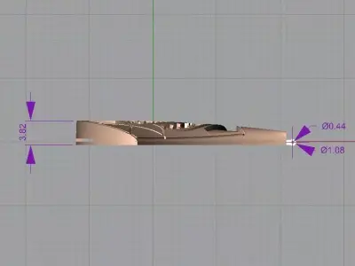 Earrings 3D print model