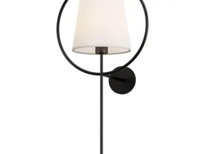 SOLEIL wall sconce with shade 3D model