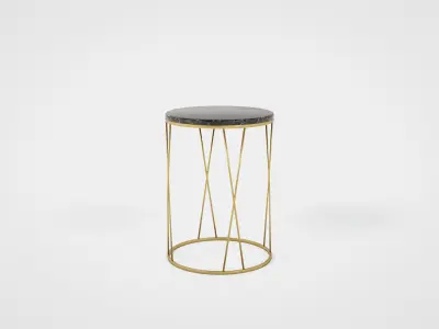 Small Table Low-poly 3D model