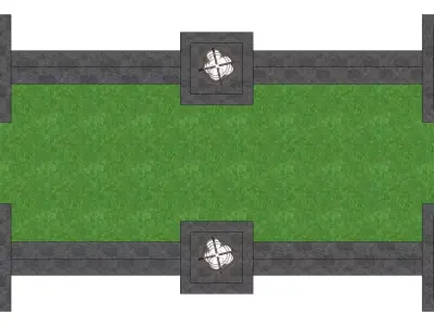 planter buffer zone sketchup model 3D model