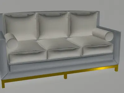 Bauhaus Sofa 3D model