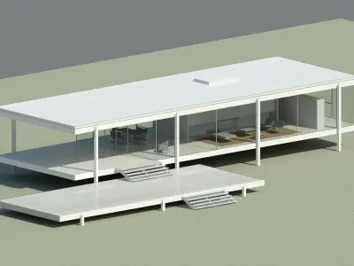 Farnsworth House 3D model