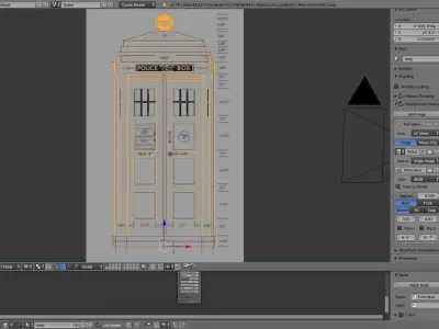 police-box police box 3D model