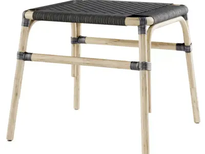Rattan stool MD42  3D model