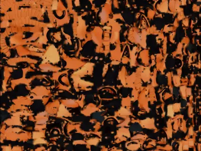 Feline Mecha Operative 3D Model High Vis Orange Suit 3D model