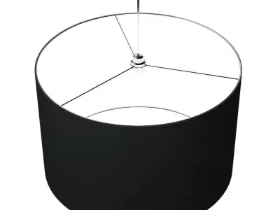 Pendant Lamp 10 - Black 3D model