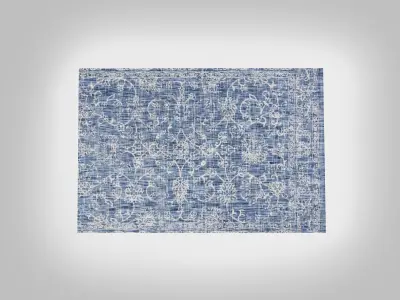 Bohemian Rug Low-poly 3D model