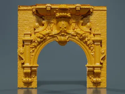 14 Exterior elements Doors Architecture and Rubble Superbundle 3D Model Pack