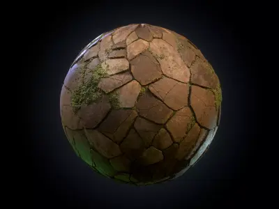 Stone Floor - VOL 01 - Substance Designer Texture