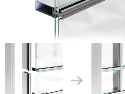 Curtain Wall SET02 3D model