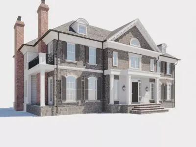 Build007 mansion 3D model