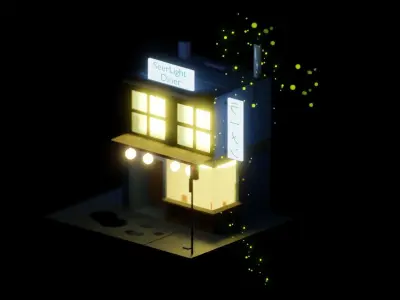 Japanese restaurant  3D model