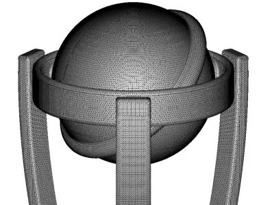 Transparent Exquisite Trophy 3D model