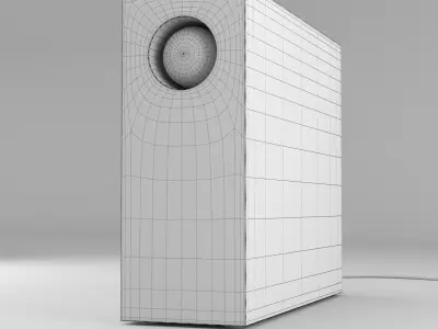 Concrete table light 2 3D model