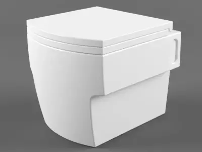 Toilet-bidet toilet 3D model