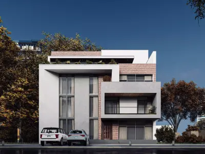 Modern House exterior 3D model