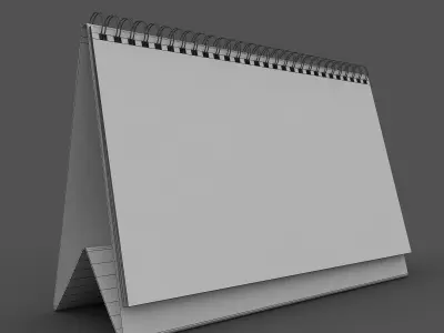 Calendar january 3D model