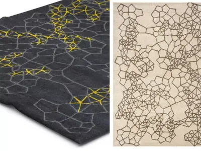 Materia geometric rug 3D model