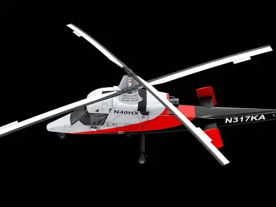  Kaman K-Max Helicopter - White 