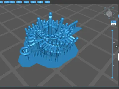 Baguette Pendant 3D print model