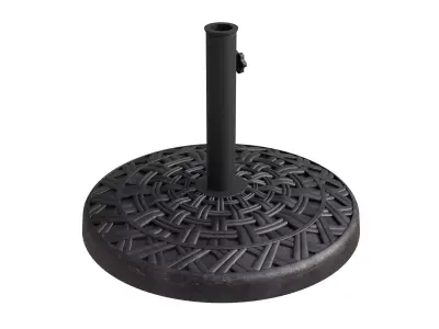 Basket Weave Round Umbrella Stand 3D model
