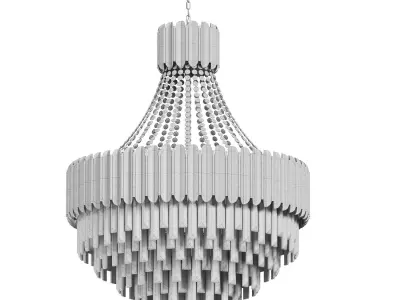 LOGAN CRYSTAL CHANDELIER Low-poly 3D model
