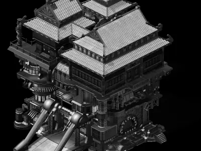 Crystal Palace - Academy of Sciences 3D model