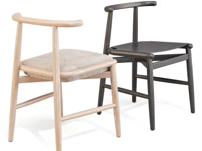 Meridiani Emilia - Dining Chairs Low-poly 3D model