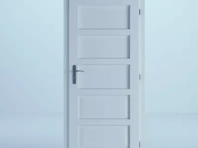 White Door 34 3D model