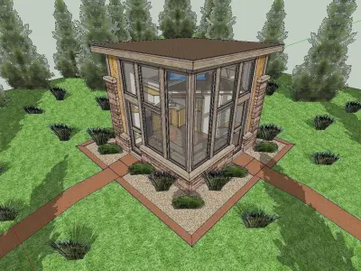 Creative Design-Holiday Cabin-0127 3D model