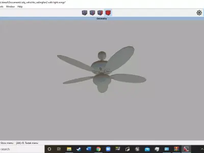 Outdoor ceiling Fan Free 3D model