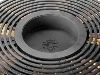 Fire Pit 02 3D model