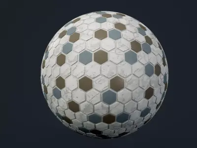 Marble Tile Seamless PBR Texture Texture