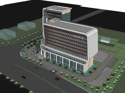 vacation spot-Resort-Fashion Leisure Hotel-0166 3D model