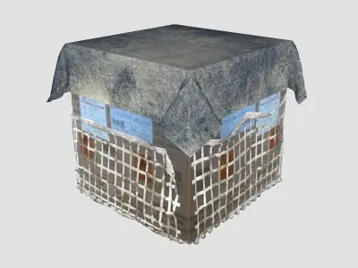 AIM BOX Low-poly 3D model