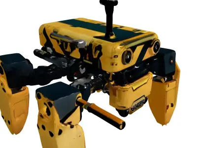 ALITI F1 Industrial Quadruped Robot Low-poly 3D model
