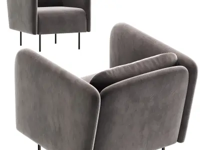 Armchair Orhet By divan 3D model
