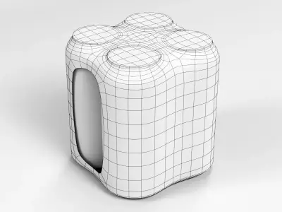 4 pack 440ml Shinkwrapped Beverage Cans 3D model 3D model