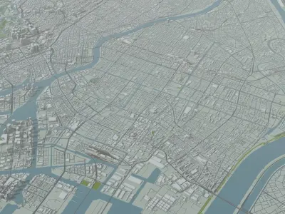 Tokyo City Japan 3D model