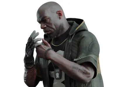 Jackson Briggs - Jax Low-poly 3D model