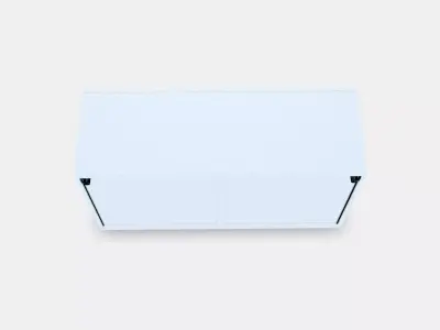BESTA Shelf unit with doors 4 Low-poly 3D model