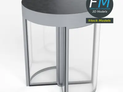 Revolving door 3D model
