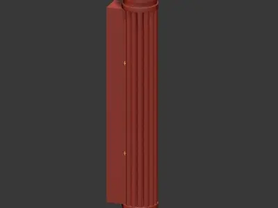 Wall Lamp Gascogne S 3D model buy