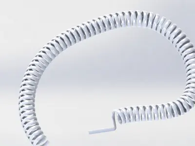 Telephone Wire Free 3D model