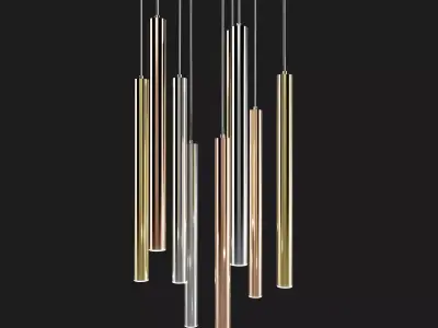 Pendant Lamp Zuma Line Loya P0461-09C-B5SC 3D model