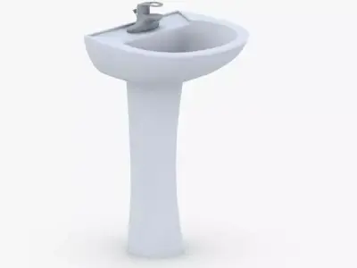 1599 - Sink Low-poly 3D model